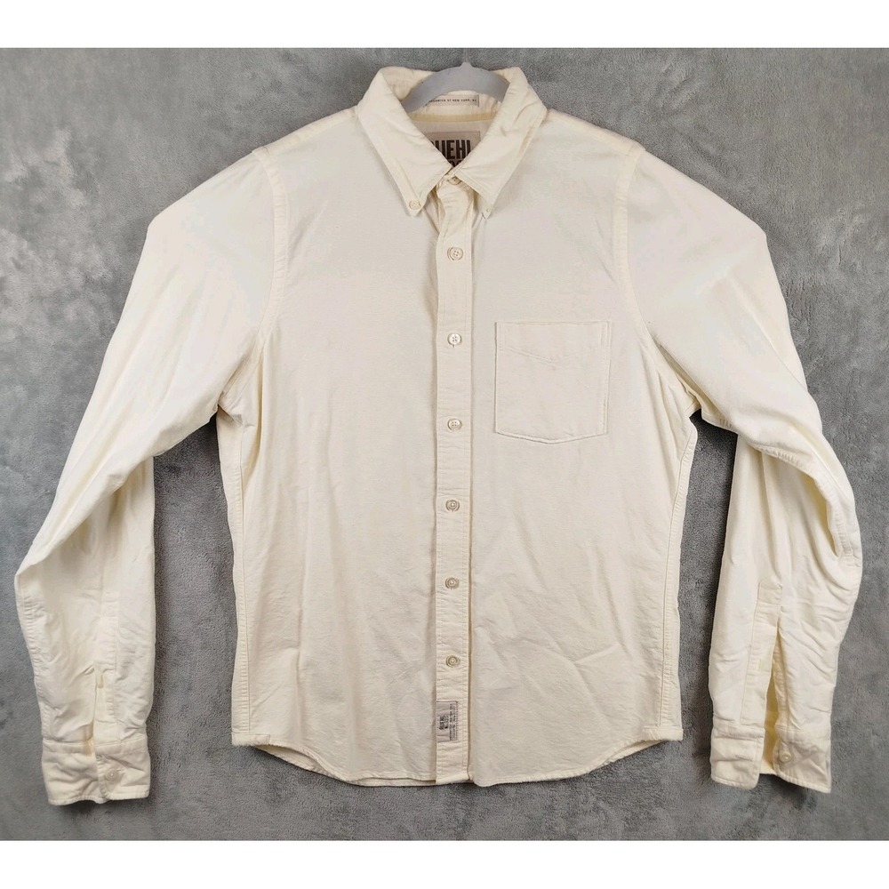 VTG Ruehl No 925 Western Beige Flannel Shirt Mens XL‎ Greenwich St New York